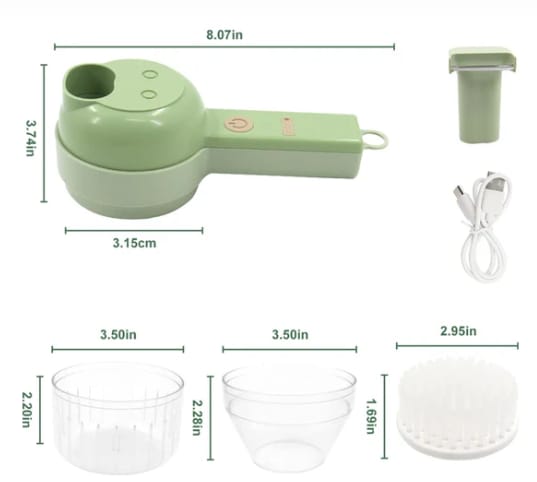 4 in 1 Elec Vegetable Cutter