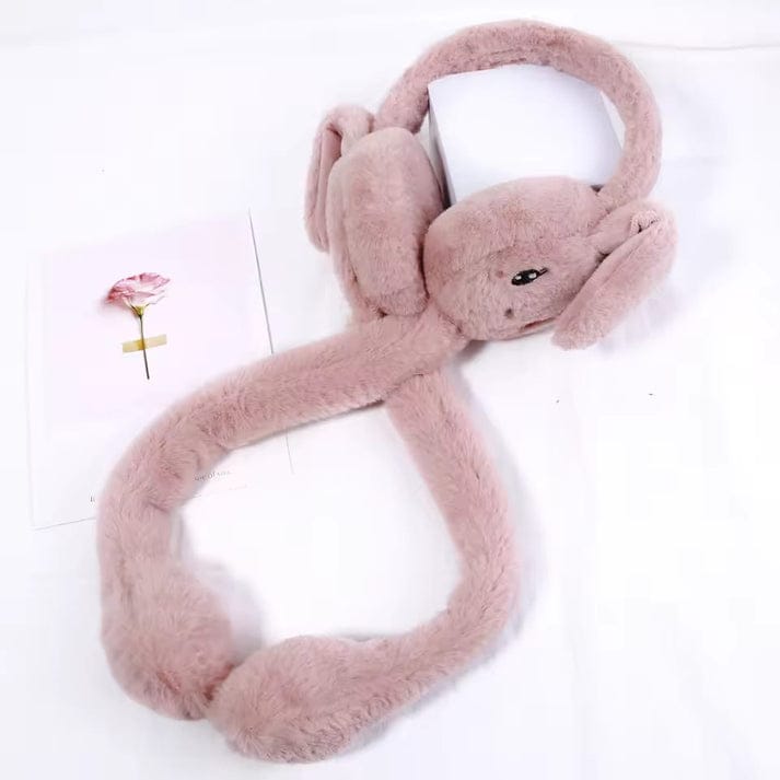 Premium Bunny earmuffs with moving ears