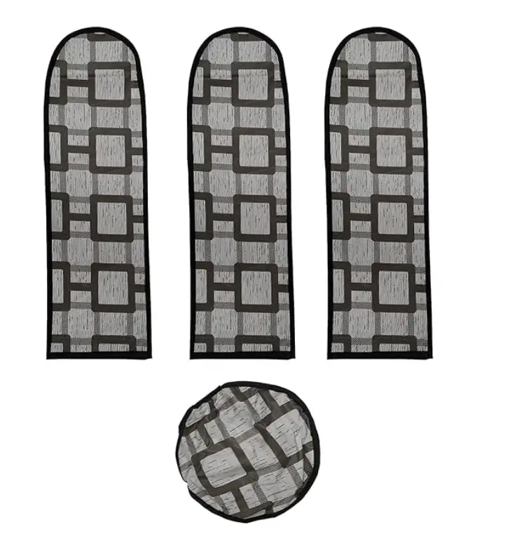 Waterproof & Dustproof Three Blade Grey Ceiling Fan Cover (Imported)