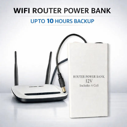 WiFi Router Power Bank (8–10Hrs Backup)