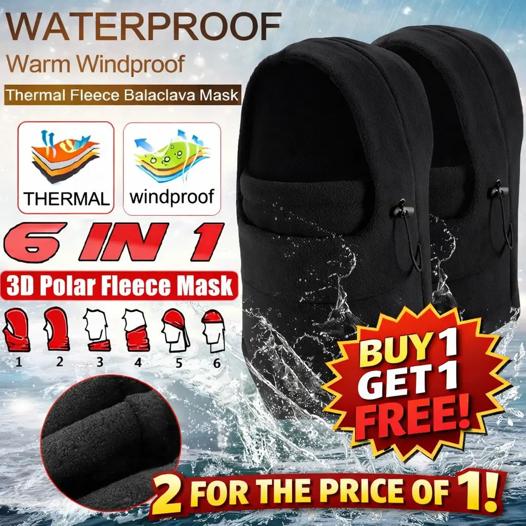 Windproof Face Mask Cap