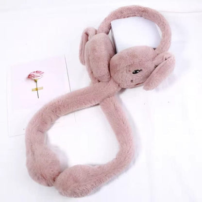 Premium Bunny earmuffs with moving ears