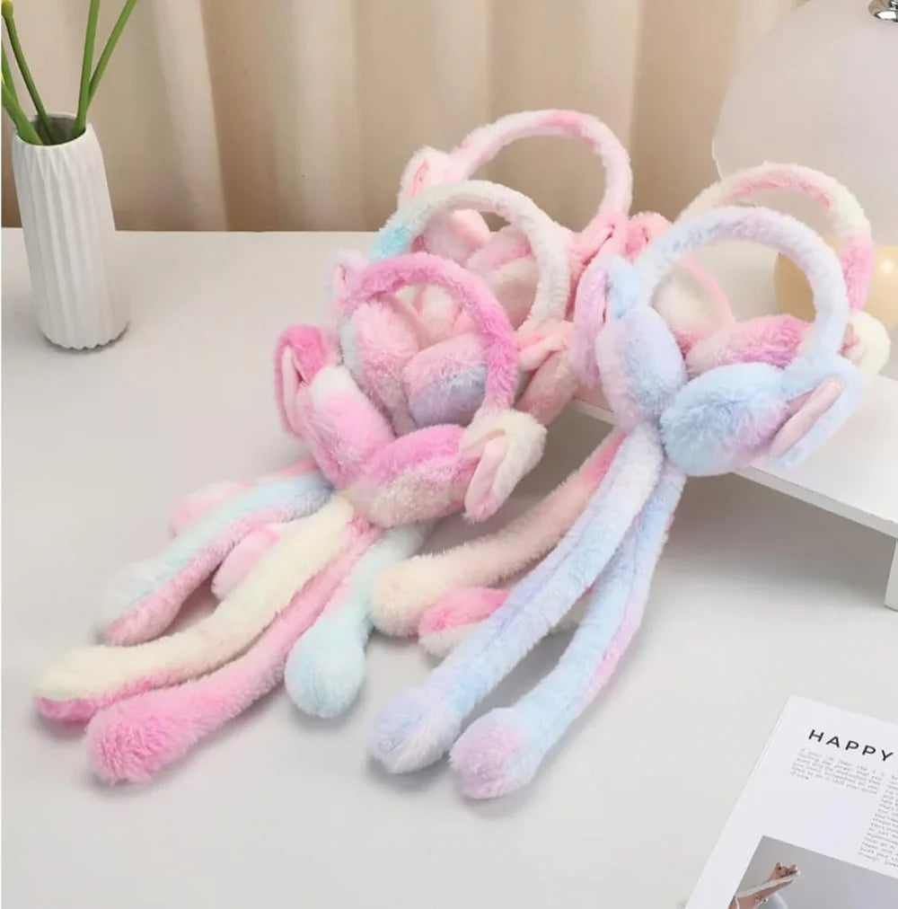 Premium Bunny earmuffs with moving ears