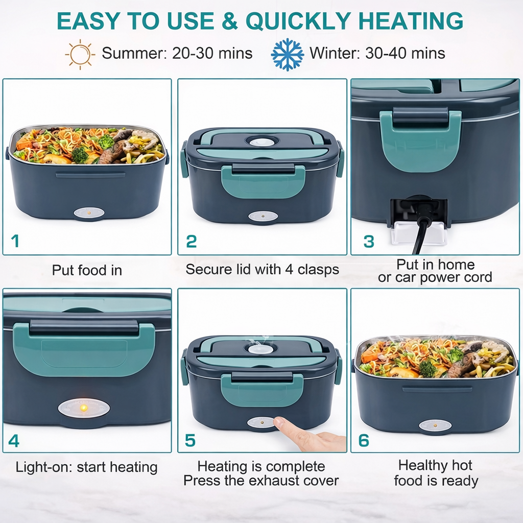 Electric Lunch Box Food Warmer